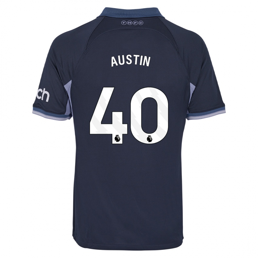Niño Camiseta Brandon Austin #40 Azul Oscuro 2ª Equipación 2023/24 La Camisa Chile