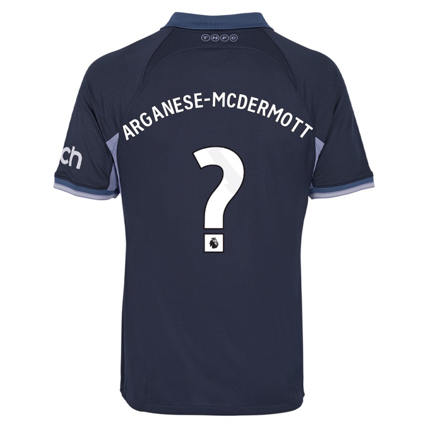 Niño Camiseta Pele Arganese-Mcdermott #0 Azul Oscuro 2ª Equipación 2023/24 La Camisa Chile