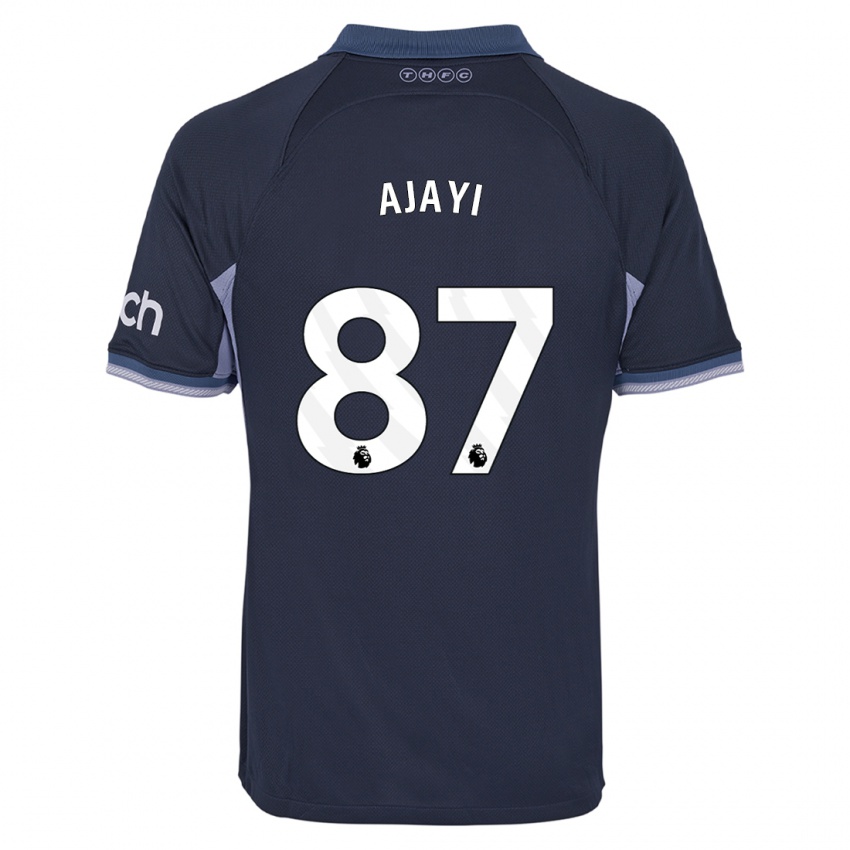 Niño Camiseta Damola Ajayi #87 Azul Oscuro 2ª Equipación 2023/24 La Camisa Chile