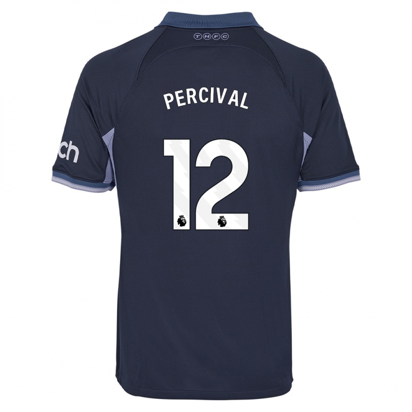 Niño Camiseta Ria Percival #12 Azul Oscuro 2ª Equipación 2023/24 La Camisa Chile