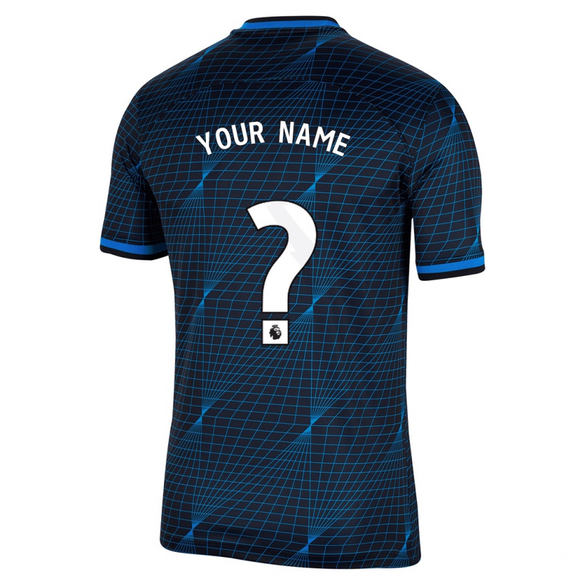 Niño Camiseta Su Nombre #0 Azul Oscuro 2ª Equipación 2023/24 La Camisa Chile