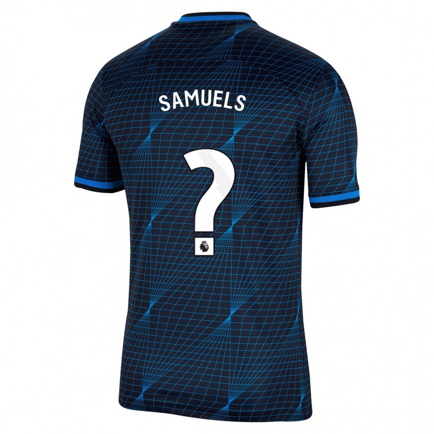 Niño Camiseta Ishé Samuels-Smith #0 Azul Oscuro 2ª Equipación 2023/24 La Camisa Chile