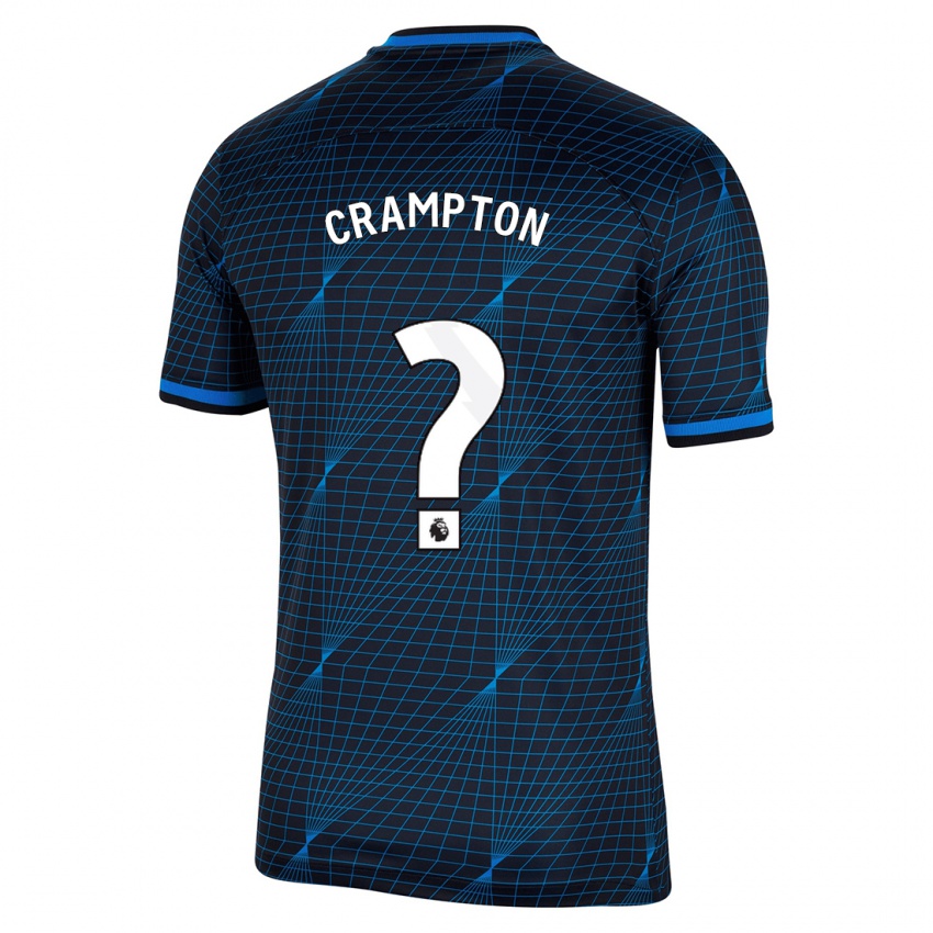 Niño Camiseta Kai Crampton #0 Azul Oscuro 2ª Equipación 2023/24 La Camisa Chile