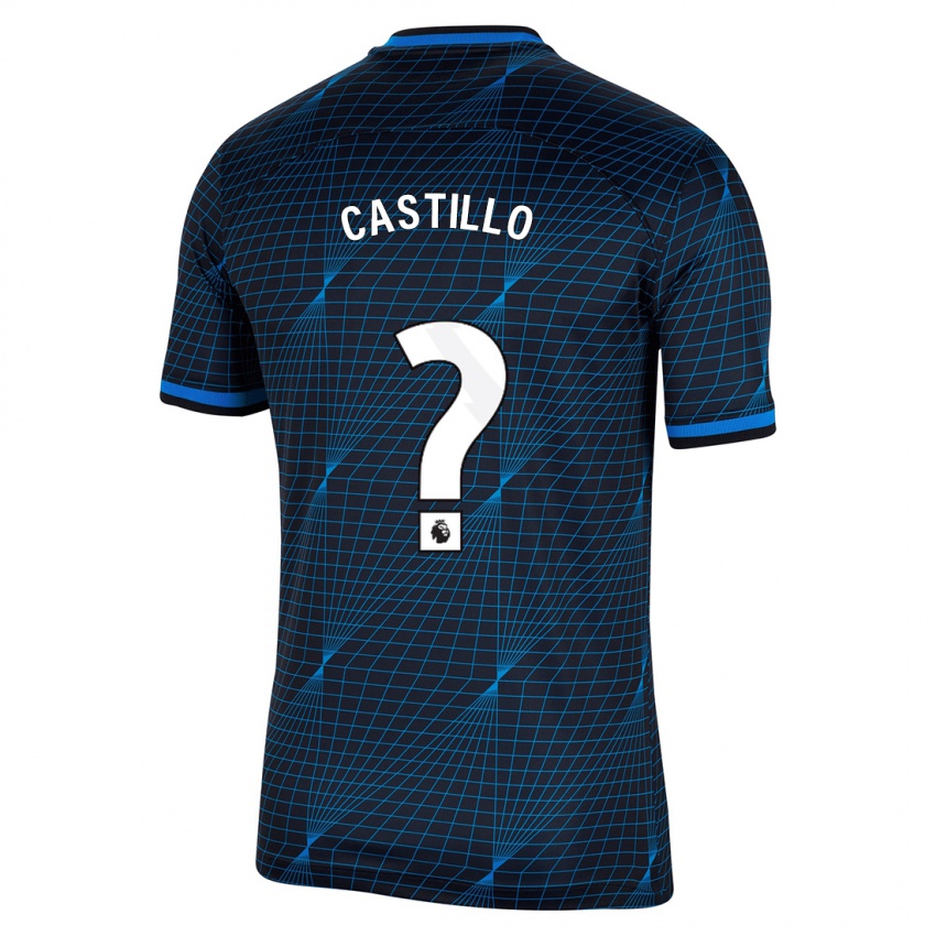 Niño Camiseta Juan Castillo #0 Azul Oscuro 2ª Equipación 2023/24 La Camisa Chile