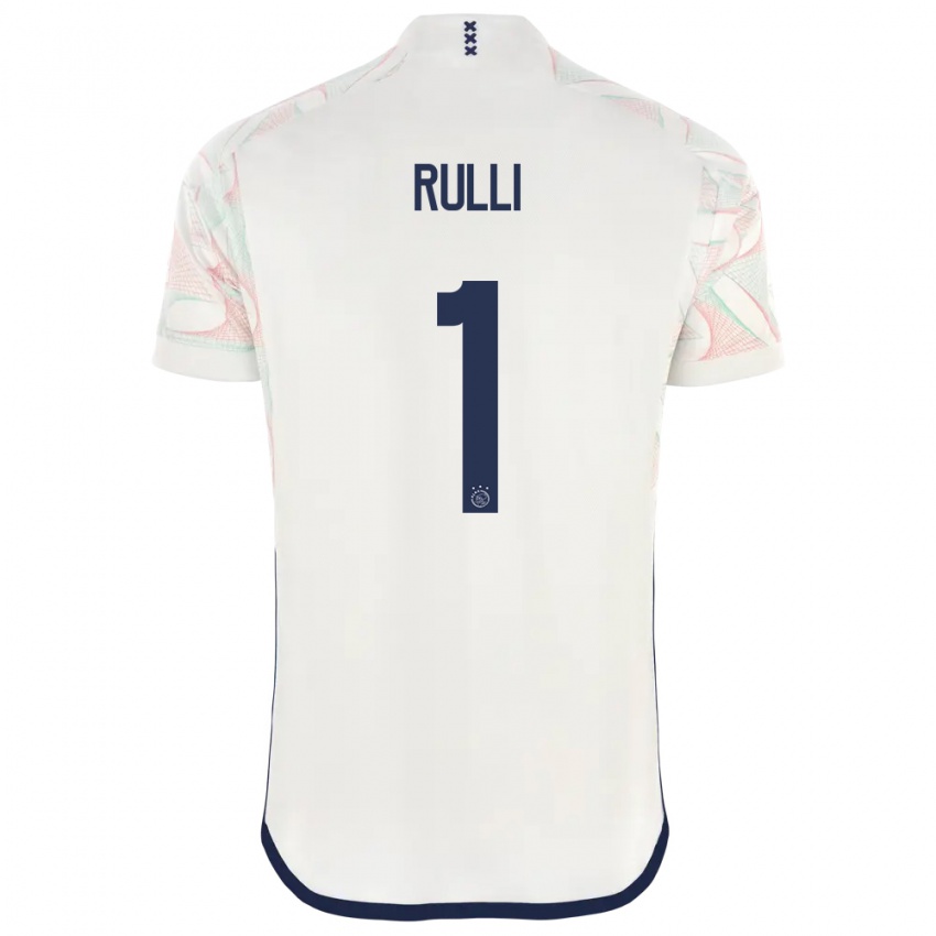 Niño Camiseta Gerónimo Rulli #1 Blanco 2ª Equipación 2023/24 La Camisa Chile