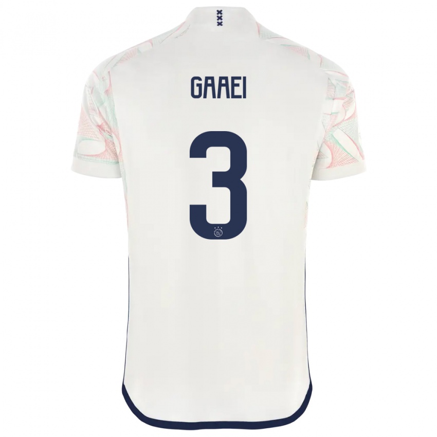Niño Camiseta Anton Gaaei #3 Blanco 2ª Equipación 2023/24 La Camisa Chile