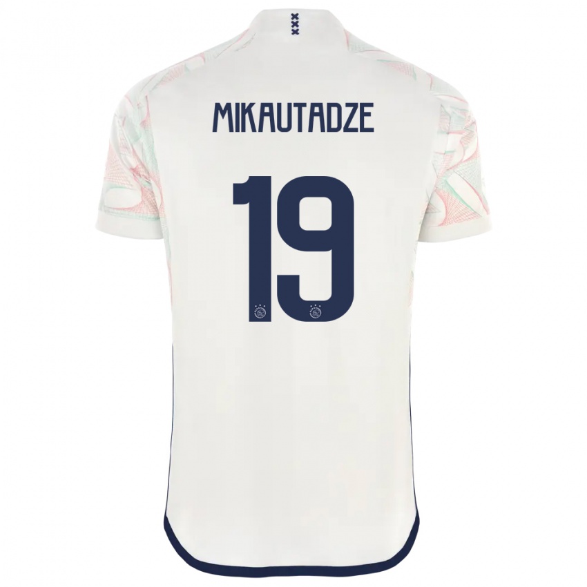 Niño Camiseta Georges Mikautadze #19 Blanco 2ª Equipación 2023/24 La Camisa Chile