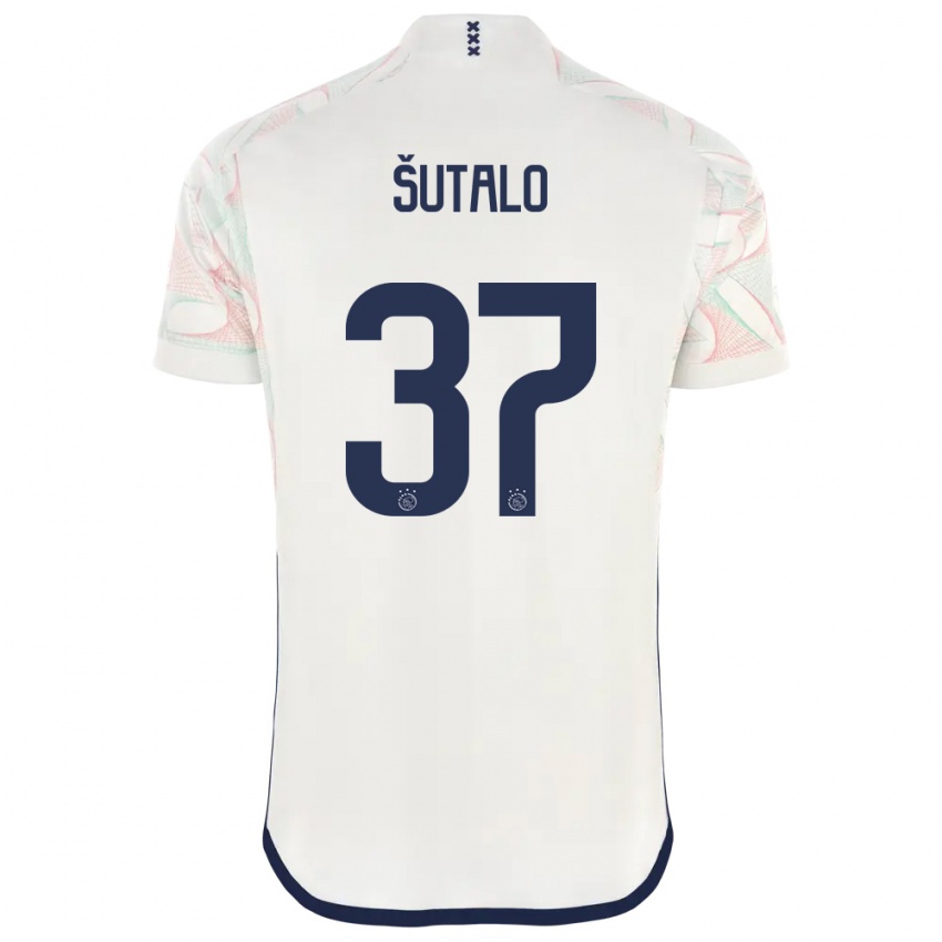 Niño Camiseta Josip Sutalo #37 Blanco 2ª Equipación 2023/24 La Camisa Chile