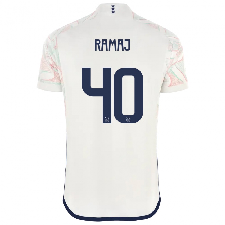 Niño Camiseta Diant Ramaj #40 Blanco 2ª Equipación 2023/24 La Camisa Chile