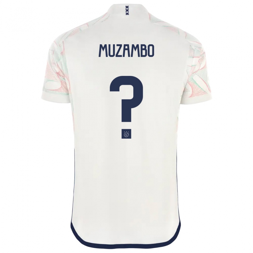 Niño Camiseta Stanis Idumbo Muzambo #0 Blanco 2ª Equipación 2023/24 La Camisa Chile