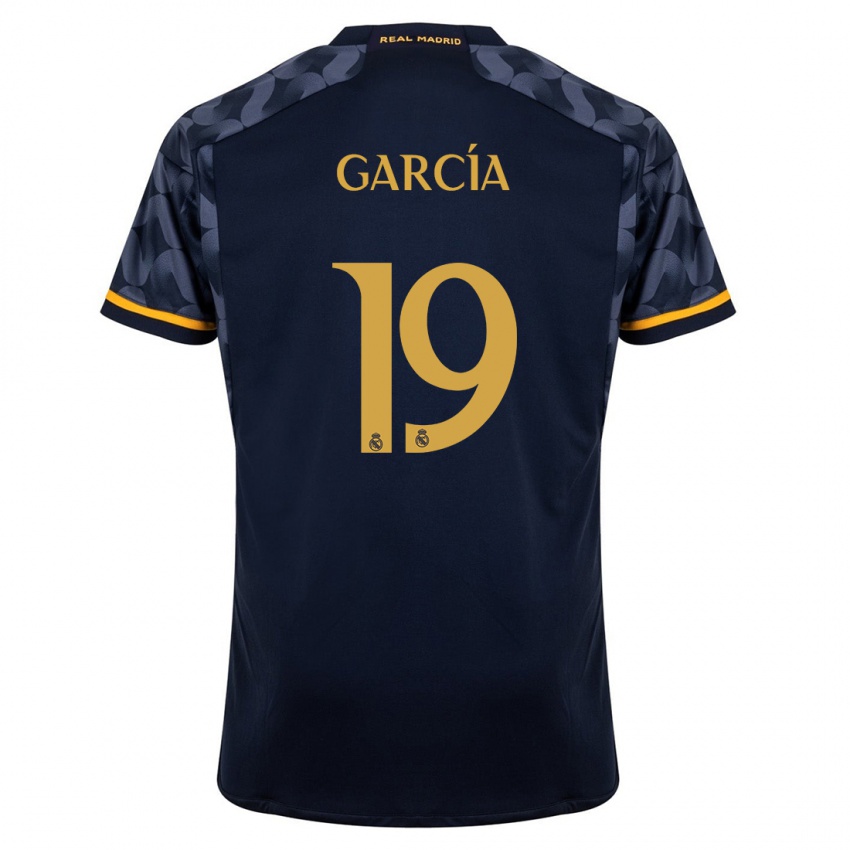 Niño Camiseta Andrés García #19 Azul Oscuro 2ª Equipación 2023/24 La Camisa Chile