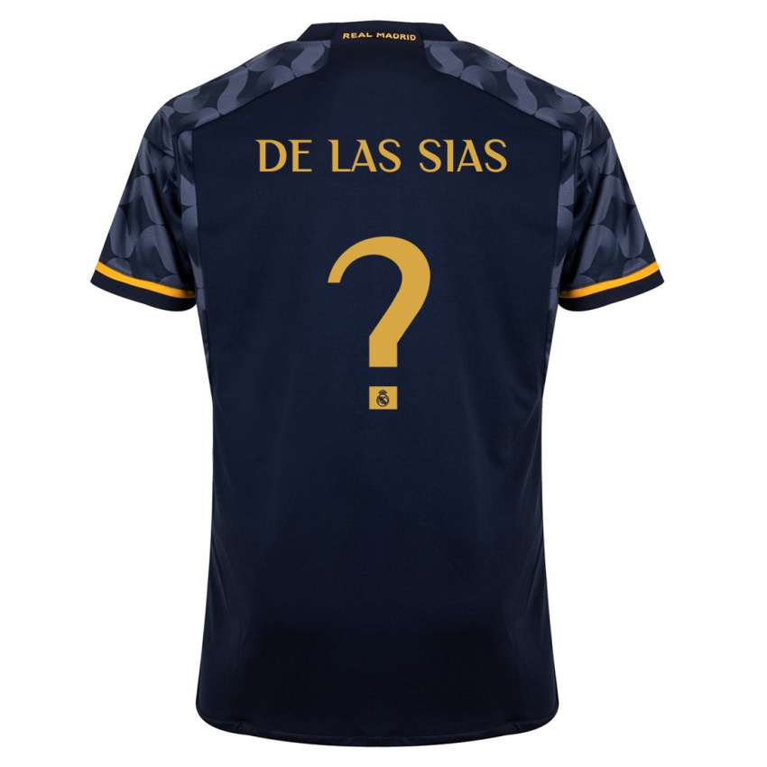 Niño Camiseta Marcos De Las Sias #0 Azul Oscuro 2ª Equipación 2023/24 La Camisa Chile