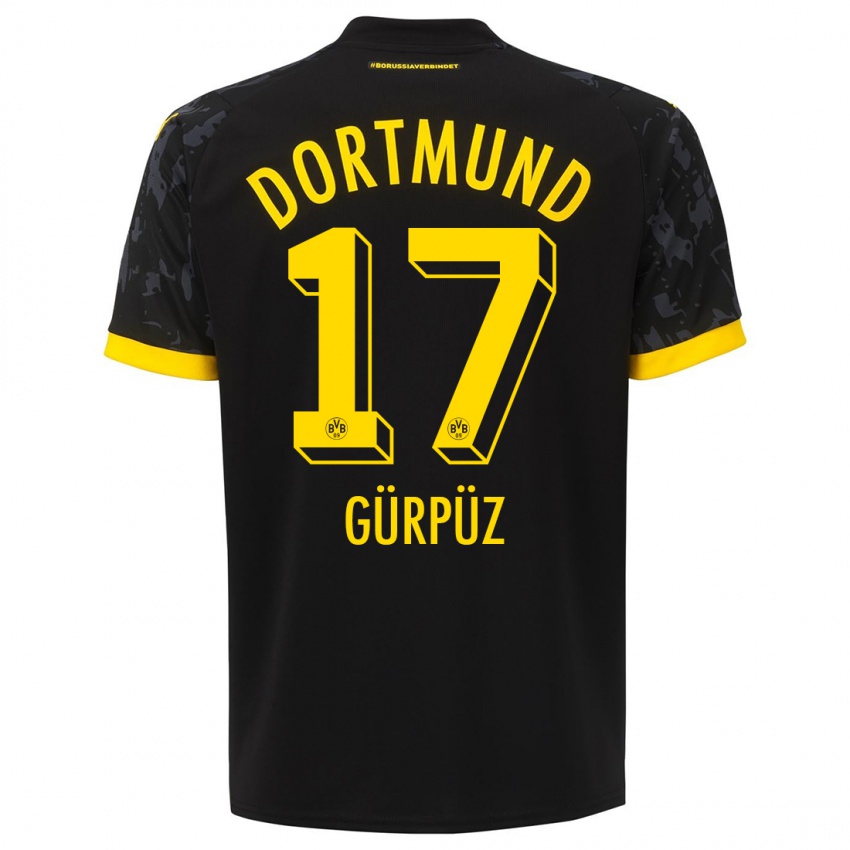 Niño Camiseta Gökdeniz Gürpüz #17 Negro 2ª Equipación 2023/24 La Camisa Chile