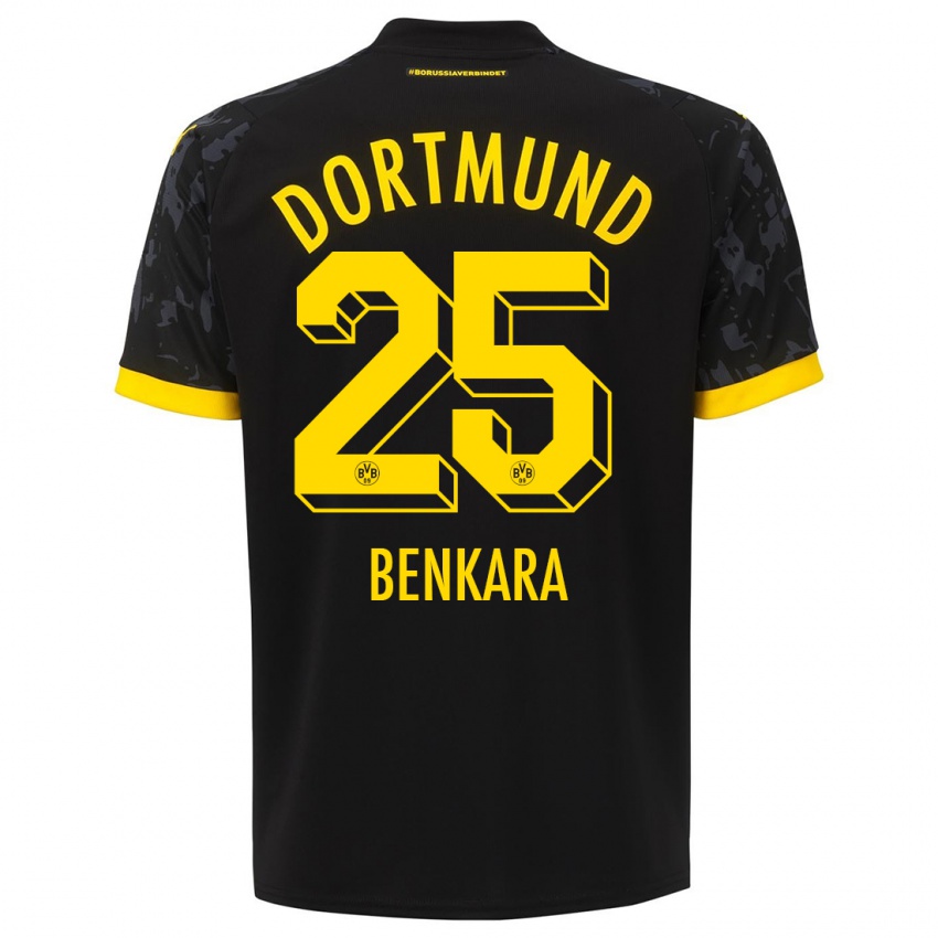 Niño Camiseta Elias Benkara #25 Negro 2ª Equipación 2023/24 La Camisa Chile