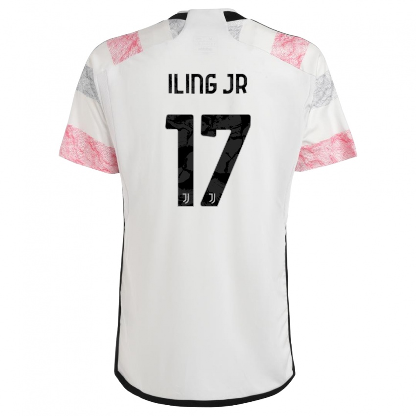 Niño Camiseta Samuel Iling-Junior #17 Blanco Rosa 2ª Equipación 2023/24 La Camisa Chile