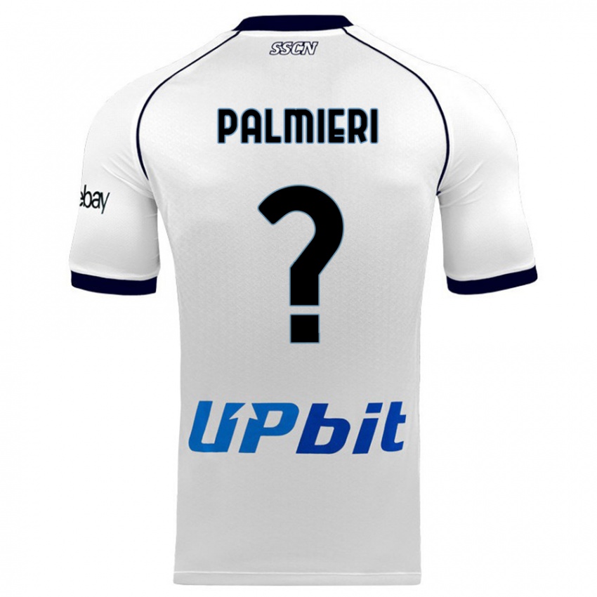 Niño Camiseta Ciro Palmieri #0 Blanco 2ª Equipación 2023/24 La Camisa Chile