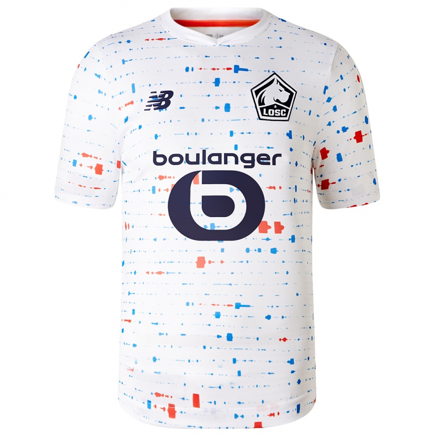 Niño Camiseta Maxime Wackers #0 Blanco 2ª Equipación 2023/24 La Camisa Chile