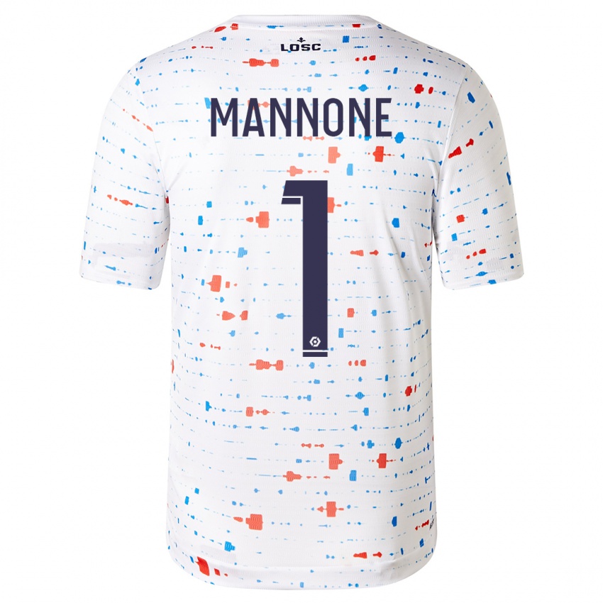 Niño Camiseta Vito Mannone #1 Blanco 2ª Equipación 2023/24 La Camisa Chile