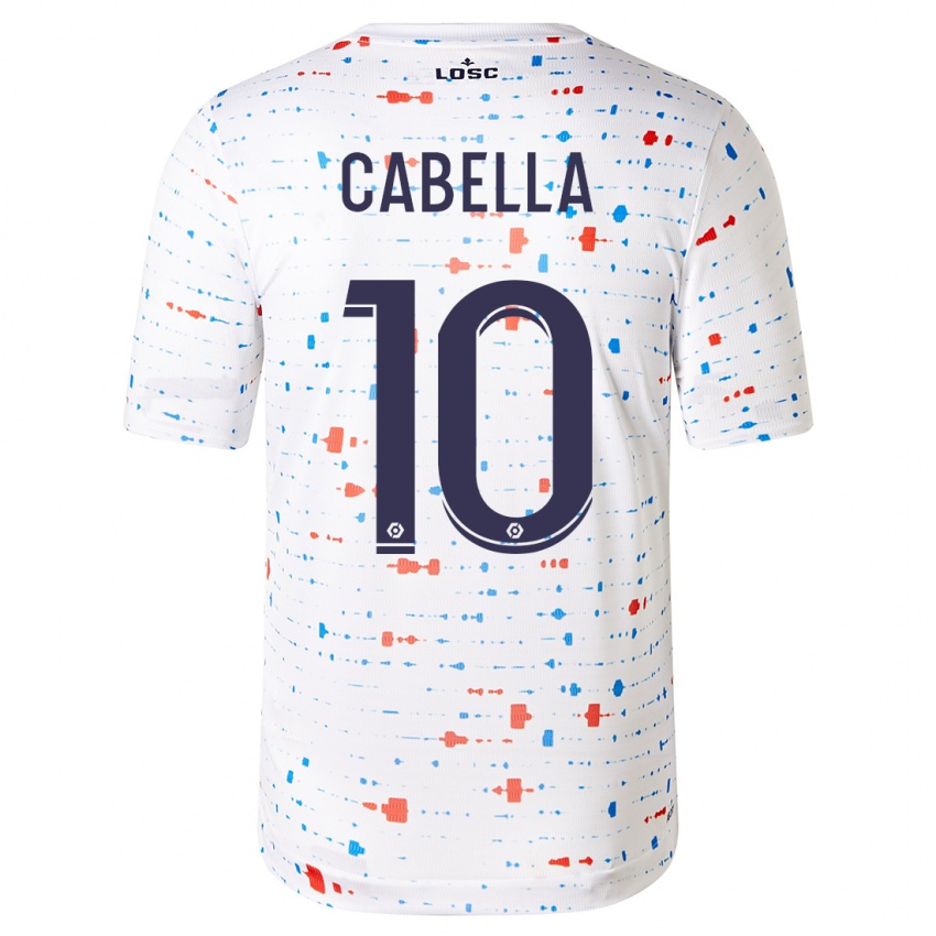 Niño Camiseta Rémy Cabella #10 Blanco 2ª Equipación 2023/24 La Camisa Chile