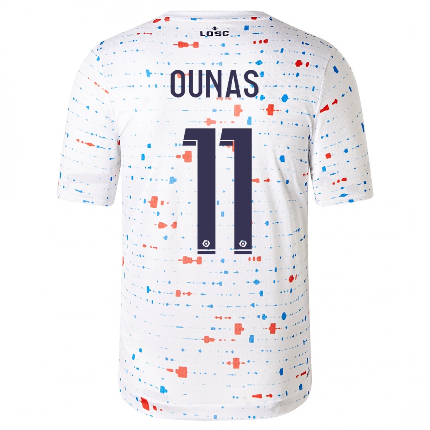 Niño Camiseta Adam Ounas #11 Blanco 2ª Equipación 2023/24 La Camisa Chile