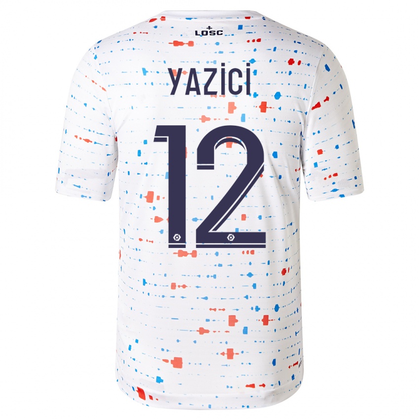 Niño Camiseta Yusuf Yazici #12 Blanco 2ª Equipación 2023/24 La Camisa Chile