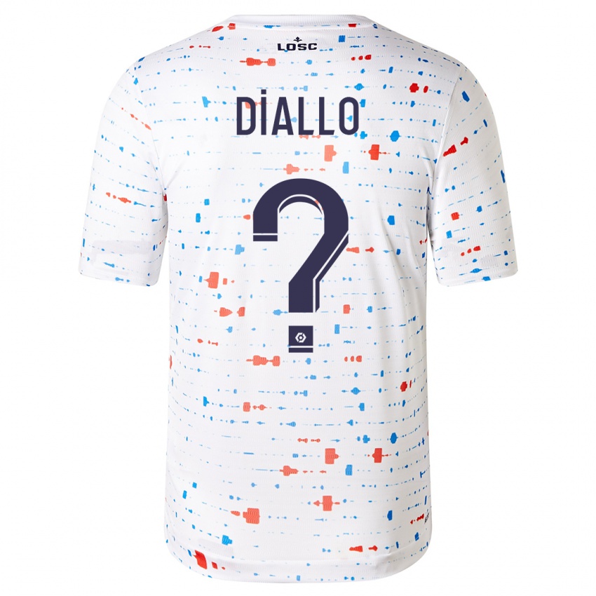 Niño Camiseta Alpha Diallo #0 Blanco 2ª Equipación 2023/24 La Camisa Chile