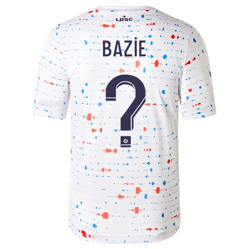 Niño Camiseta Joffrey Bazie #0 Blanco 2ª Equipación 2023/24 La Camisa Chile