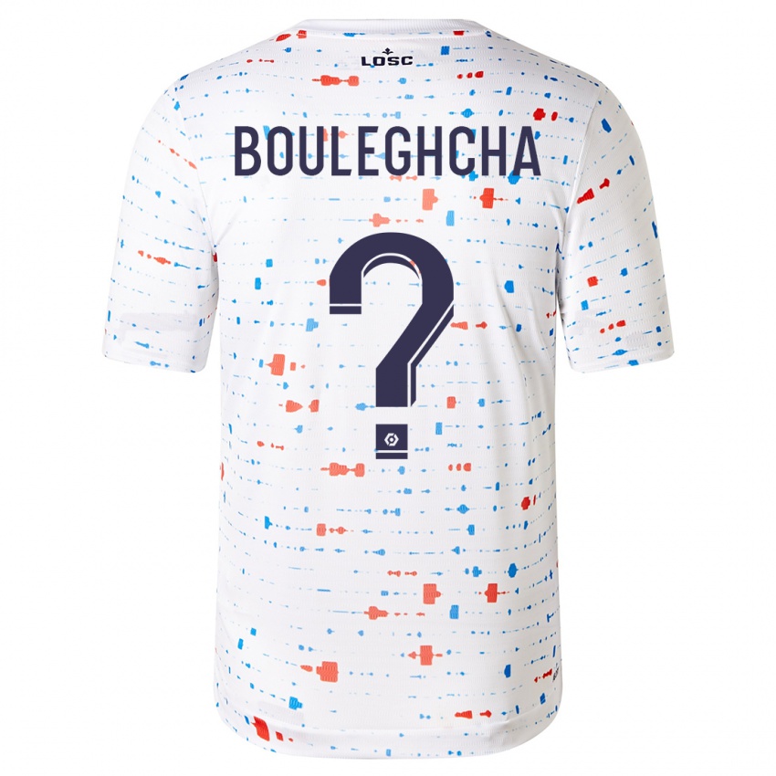 Niño Camiseta Ismail Bouleghcha #0 Blanco 2ª Equipación 2023/24 La Camisa Chile