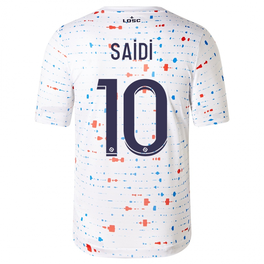 Niño Camiseta Rachel Saidi #10 Blanco 2ª Equipación 2023/24 La Camisa Chile