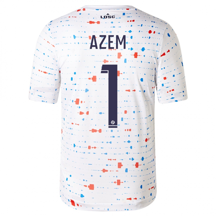 Niño Camiseta Floriane Azem #1 Blanco 2ª Equipación 2023/24 La Camisa Chile