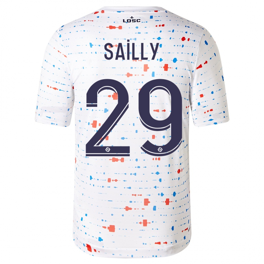 Niño Camiseta Charlotte Sailly #29 Blanco 2ª Equipación 2023/24 La Camisa Chile