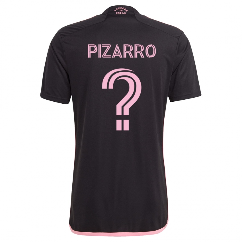 Niño Camiseta Rodolfo Pizarro #0 Negro 2ª Equipación 2023/24 La Camisa Chile