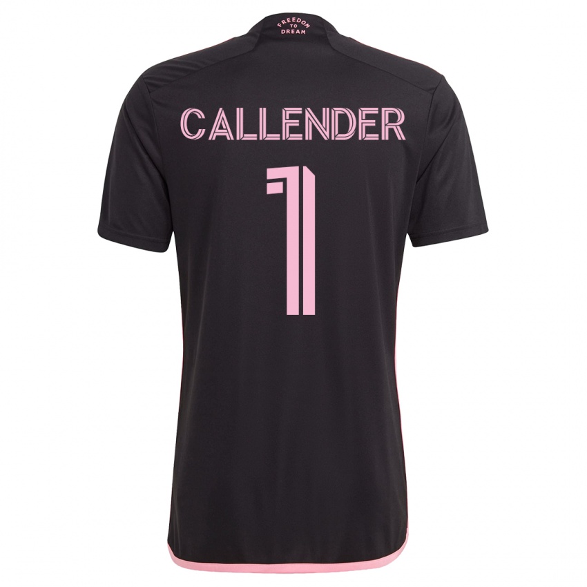 Niño Camiseta Drake Callender #1 Negro 2ª Equipación 2023/24 La Camisa Chile