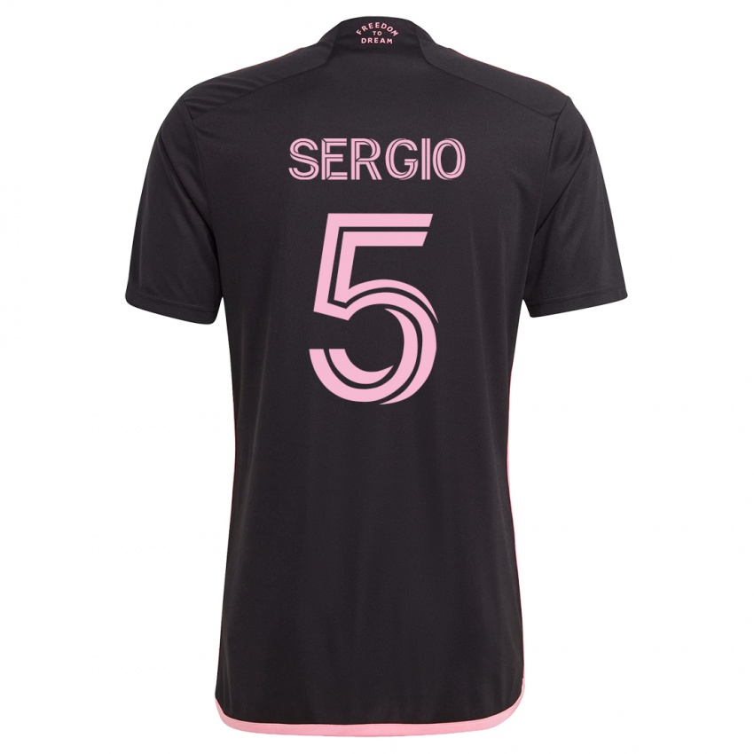 Niño Camiseta Sergio Busquets #5 Negro 2ª Equipación 2023/24 La Camisa Chile