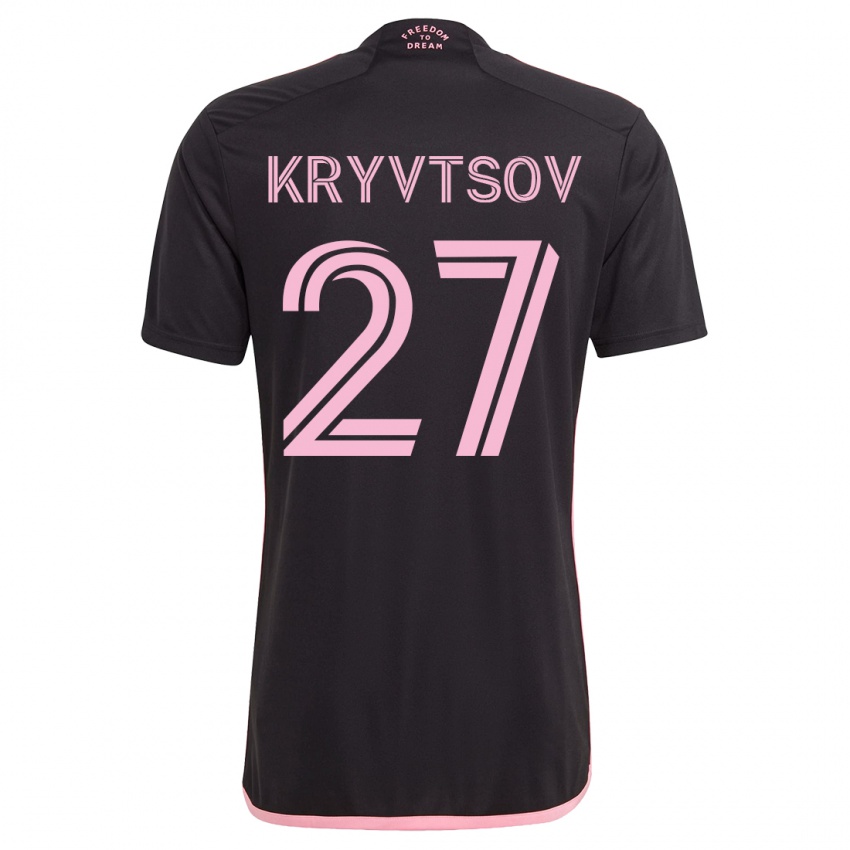 Niño Camiseta Sergiy Kryvtsov #27 Negro 2ª Equipación 2023/24 La Camisa Chile