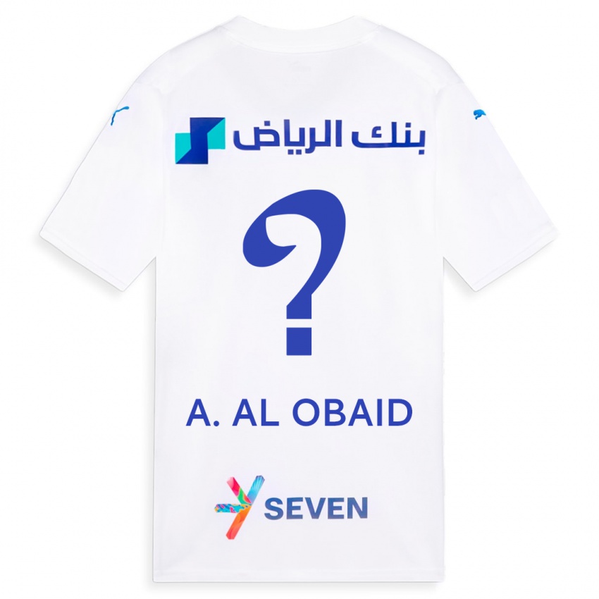 Niño Camiseta Abdulrahman Al-Obaid #0 Blanco 2ª Equipación 2023/24 La Camisa Chile
