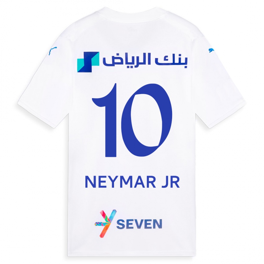 Niño Camiseta Neymar #10 Blanco 2ª Equipación 2023/24 La Camisa Chile