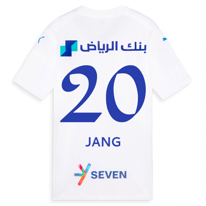 Niño Camiseta Hyun-Soo Jang #20 Blanco 2ª Equipación 2023/24 La Camisa Chile