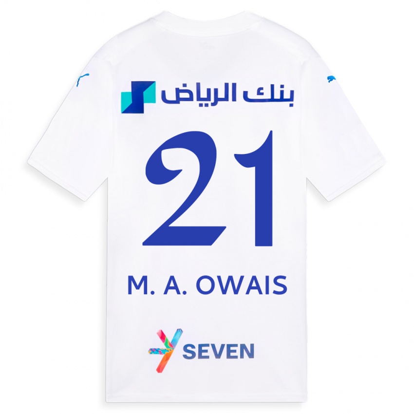Niño Camiseta Mohammed Al-Owais #21 Blanco 2ª Equipación 2023/24 La Camisa Chile