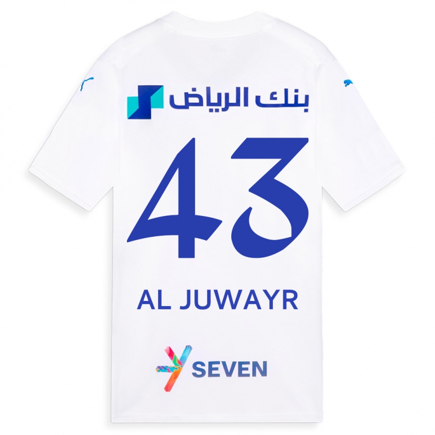 Niño Camiseta Musab Al-Juwayr #43 Blanco 2ª Equipación 2023/24 La Camisa Chile