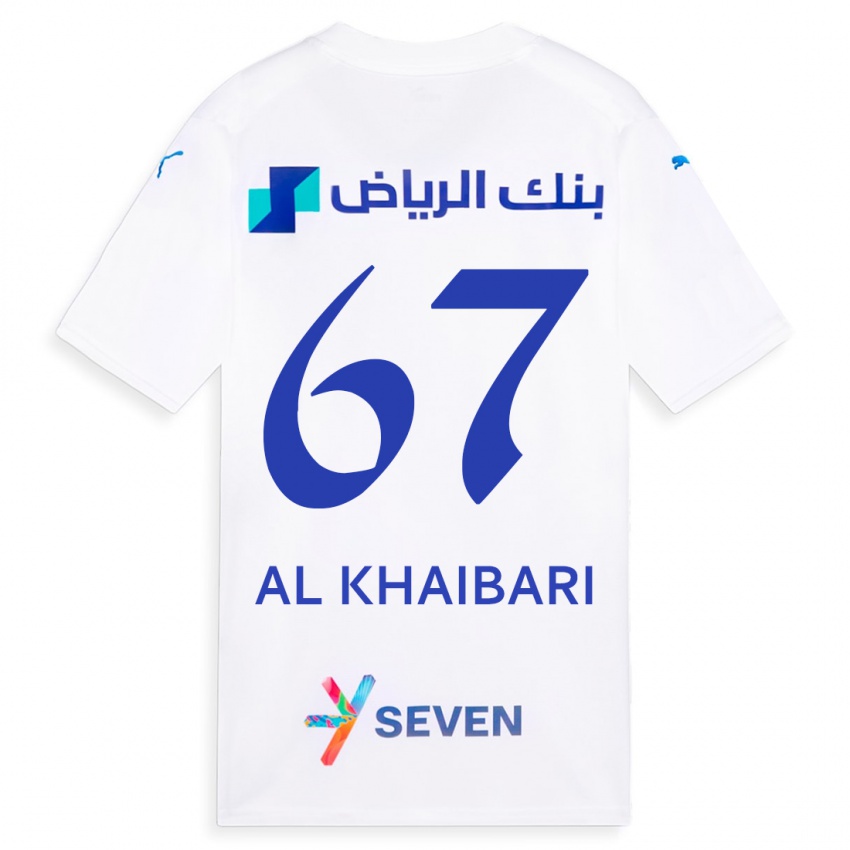Niño Camiseta Mohammed Al-Khaibari #67 Blanco 2ª Equipación 2023/24 La Camisa Chile