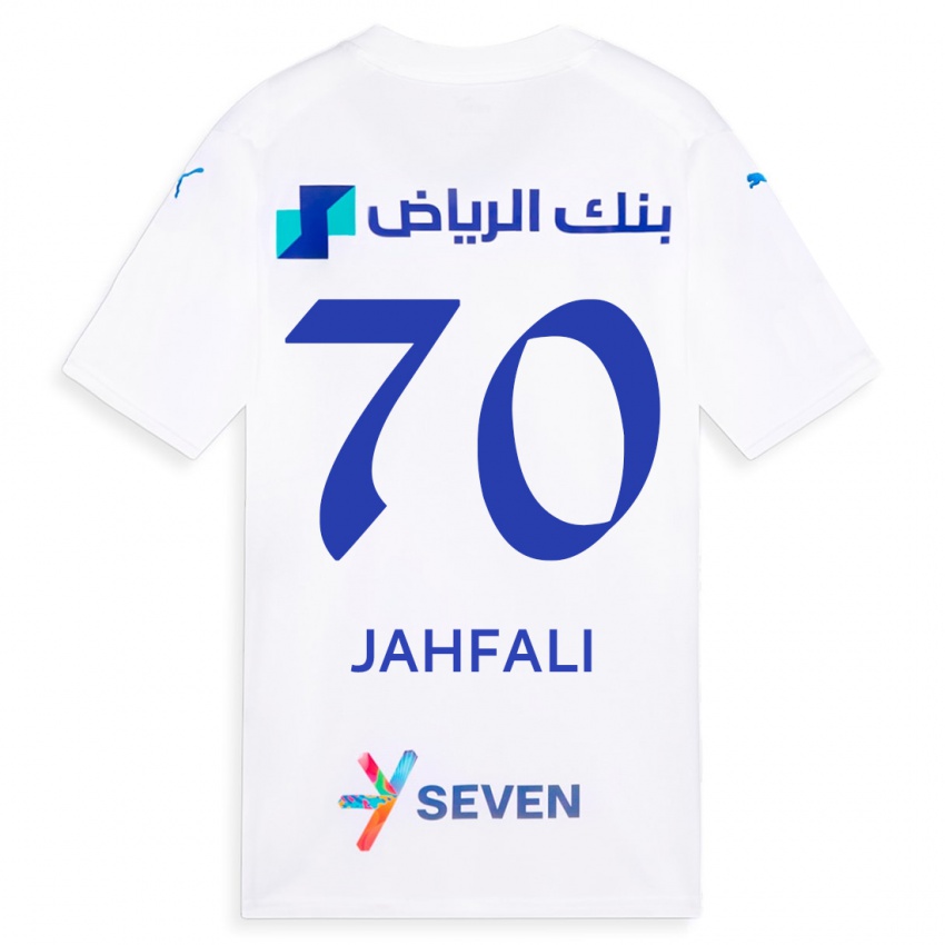 Niño Camiseta Mohammed Jahfali #70 Blanco 2ª Equipación 2023/24 La Camisa Chile