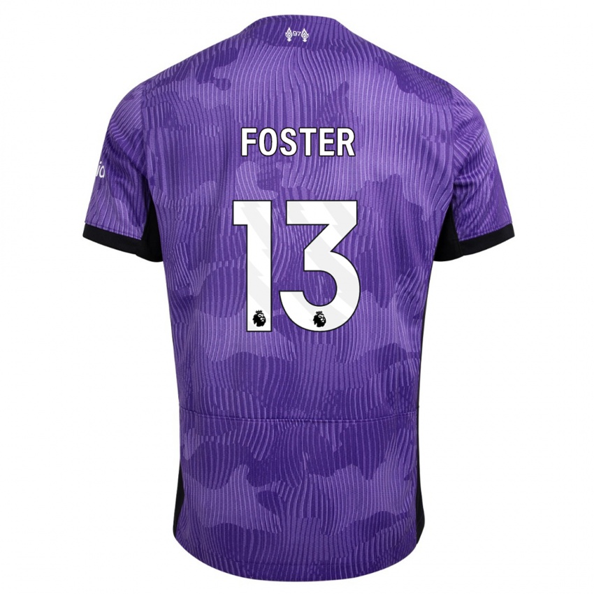 Niño Camiseta Rylee Foster #13 Púrpura Equipación Tercera 2023/24 La Camisa Chile