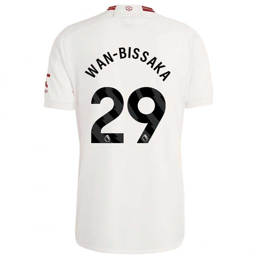 Niño Camiseta Aaron Wan-Bissaka #29 Blanco Equipación Tercera 2023/24 La Camisa Chile