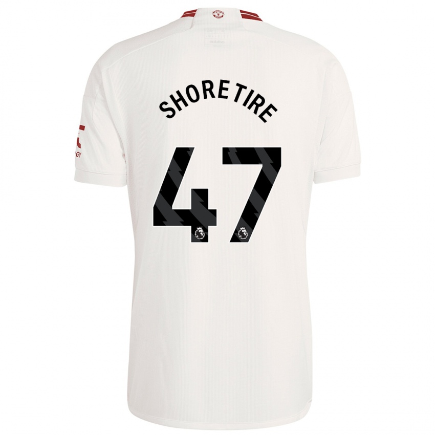 Niño Camiseta Shola Shoretire #47 Blanco Equipación Tercera 2023/24 La Camisa Chile
