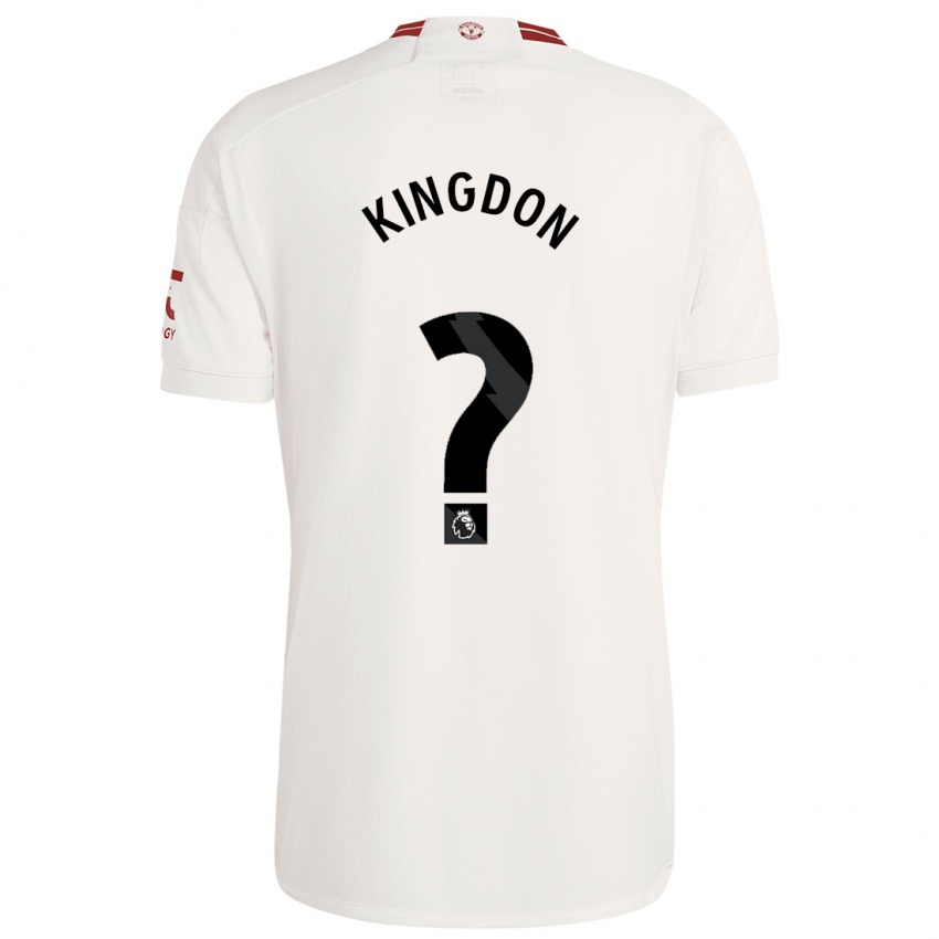 Niño Camiseta Jack Kingdon #0 Blanco Equipación Tercera 2023/24 La Camisa Chile