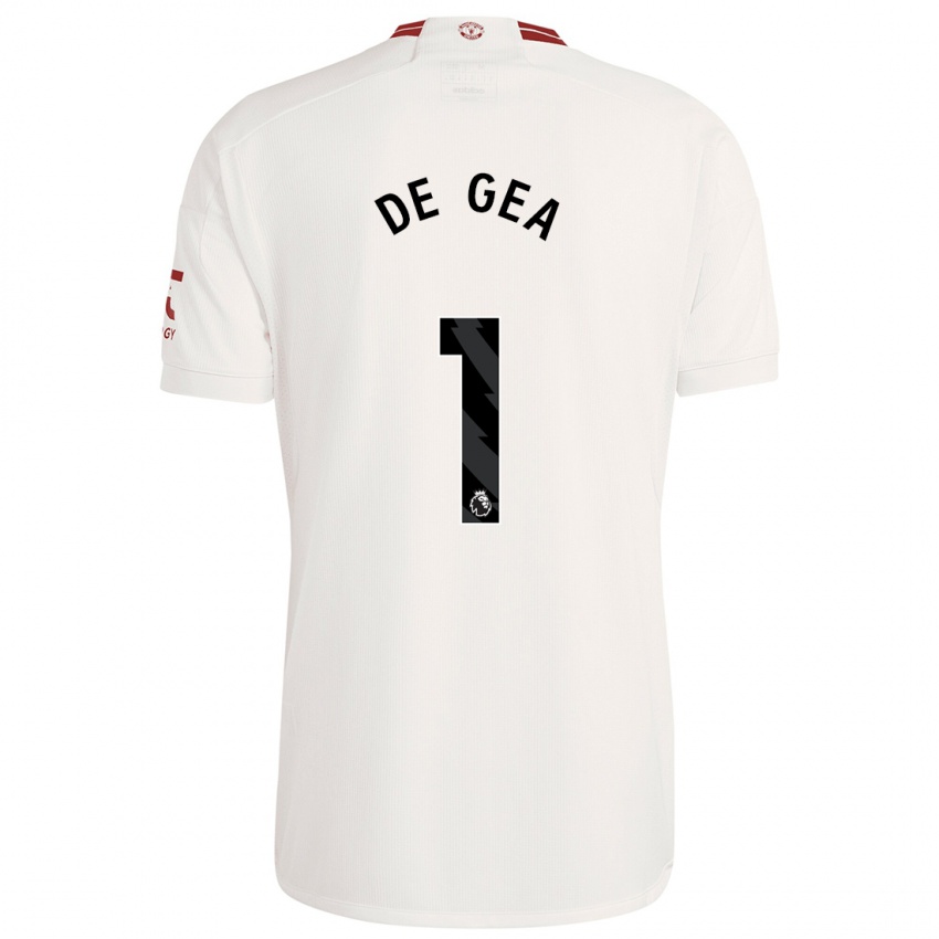 Niño Camiseta David De Gea #1 Blanco Equipación Tercera 2023/24 La Camisa Chile