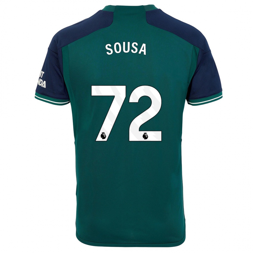 Niño Camiseta Lino Sousa #72 Verde Equipación Tercera 2023/24 La Camisa Chile