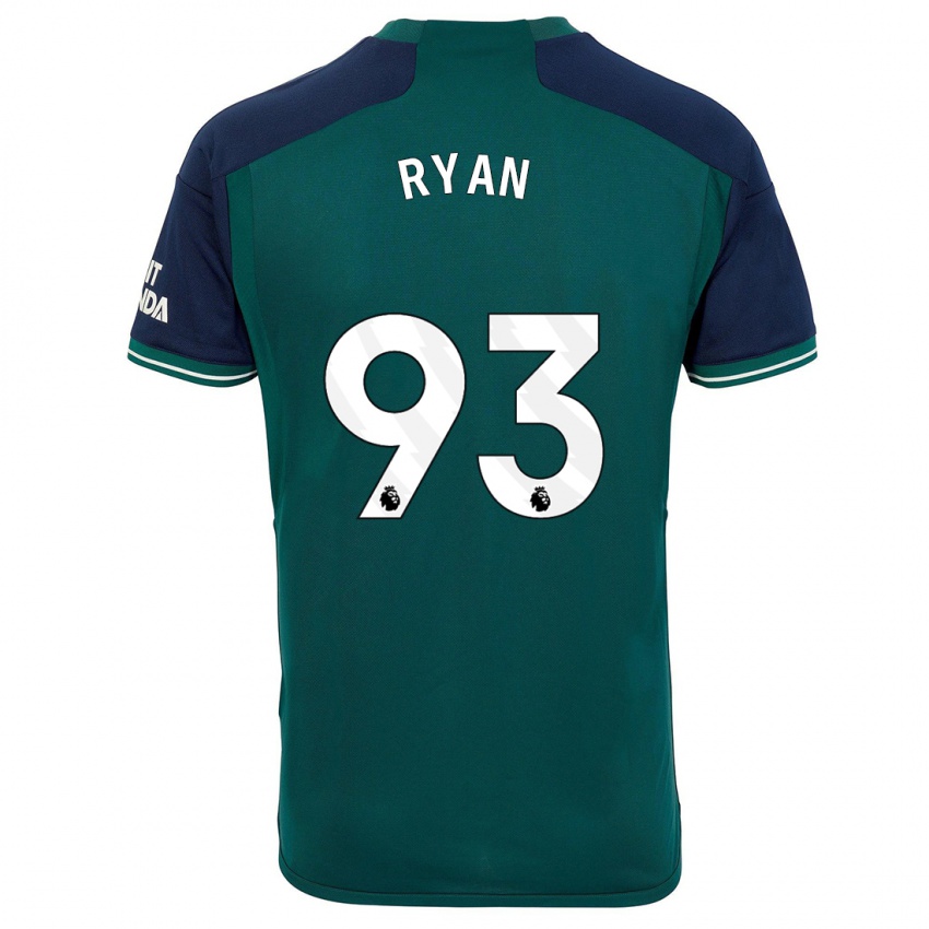 Niño Camiseta Kamarni Ryan #93 Verde Equipación Tercera 2023/24 La Camisa Chile