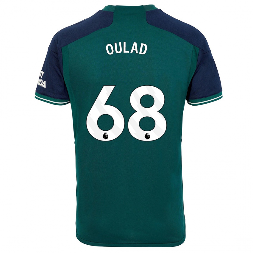 Niño Camiseta Salah-Eddine Oulad M'hand #68 Verde Equipación Tercera 2023/24 La Camisa Chile